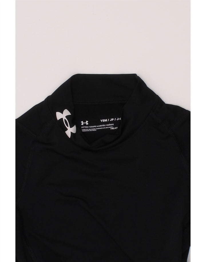 Under Armour pentru băieți Heat Gear Top cu mânecă lungă 6-7 ani mic negru