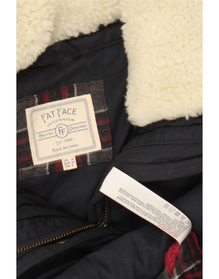 Jachetă căptușită pentru femei Fat Face UK 12 Medium Bleumarin Poliester