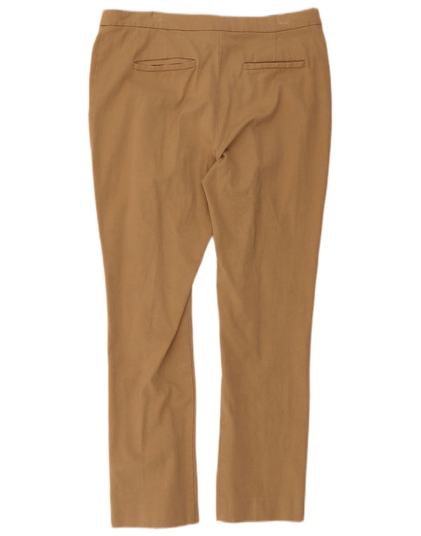 John Lewis Pantaloni slim casual pentru femei UK 12 Medium W30 Bej Viscoza