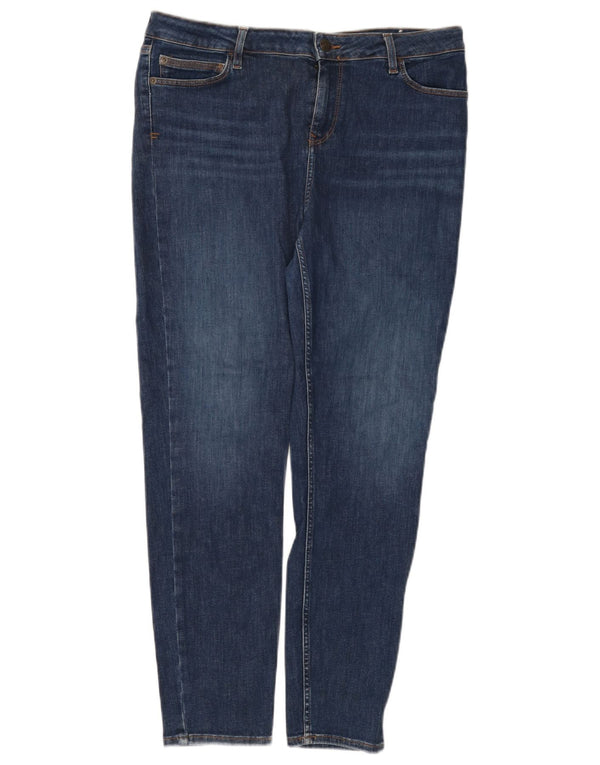 Fat Face Blugi super skinny pentru bărbați UK 16 Large W36 L28 Blue Bumbac
