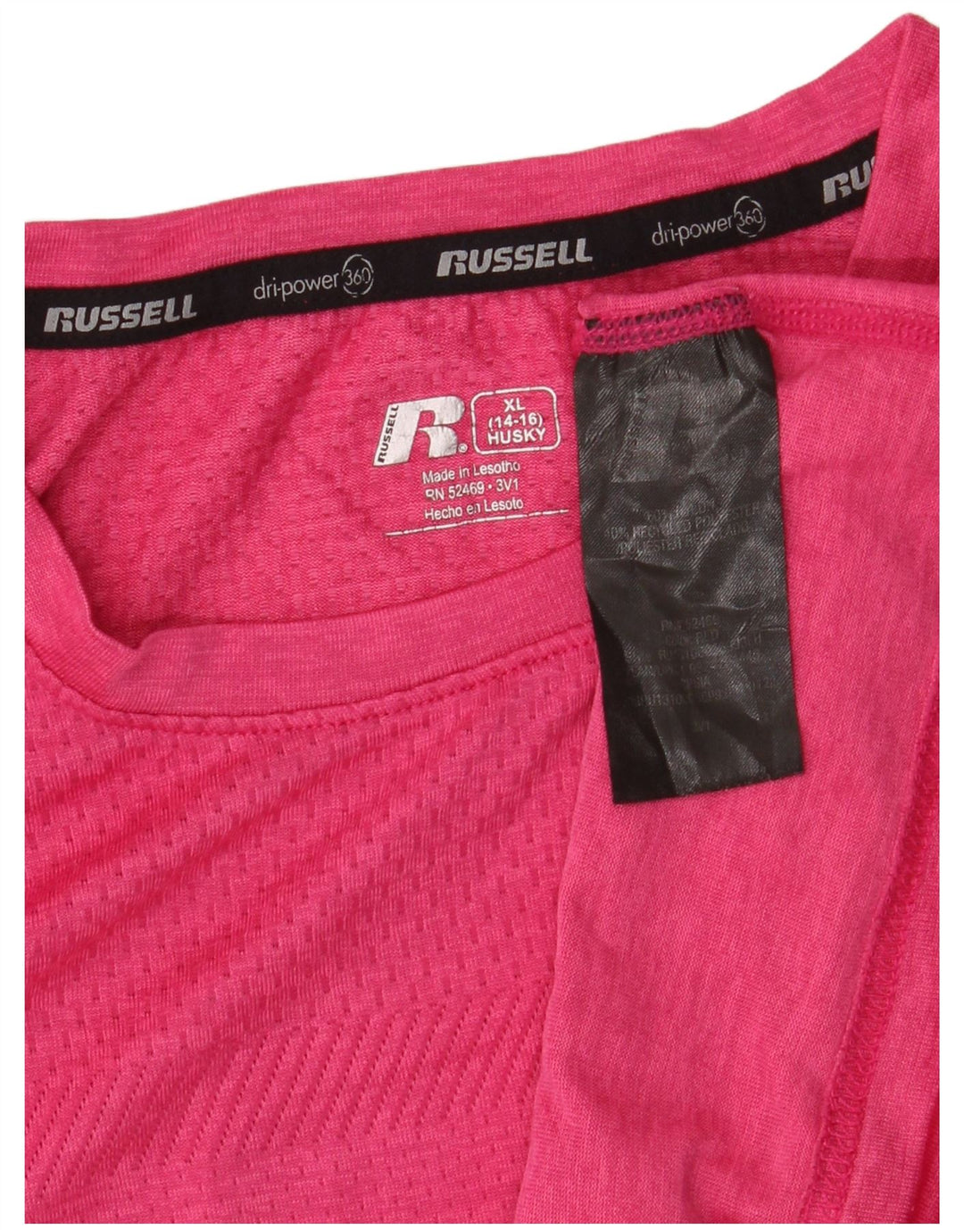 Tricou Russell Athletic Fete Husky Top 14-15 Ani XL Roz Nylon