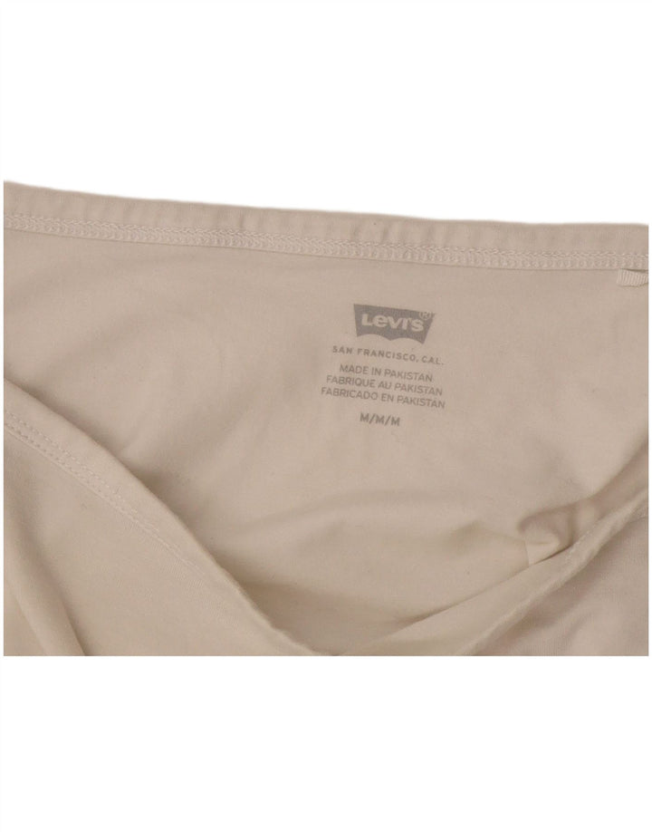 Levi's Crop Cami Top pentru femei UK 12 Medium White