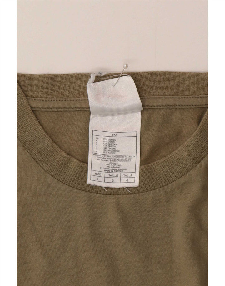 Tricou grafic Nike pentru bărbați Top mare din bumbac kaki
