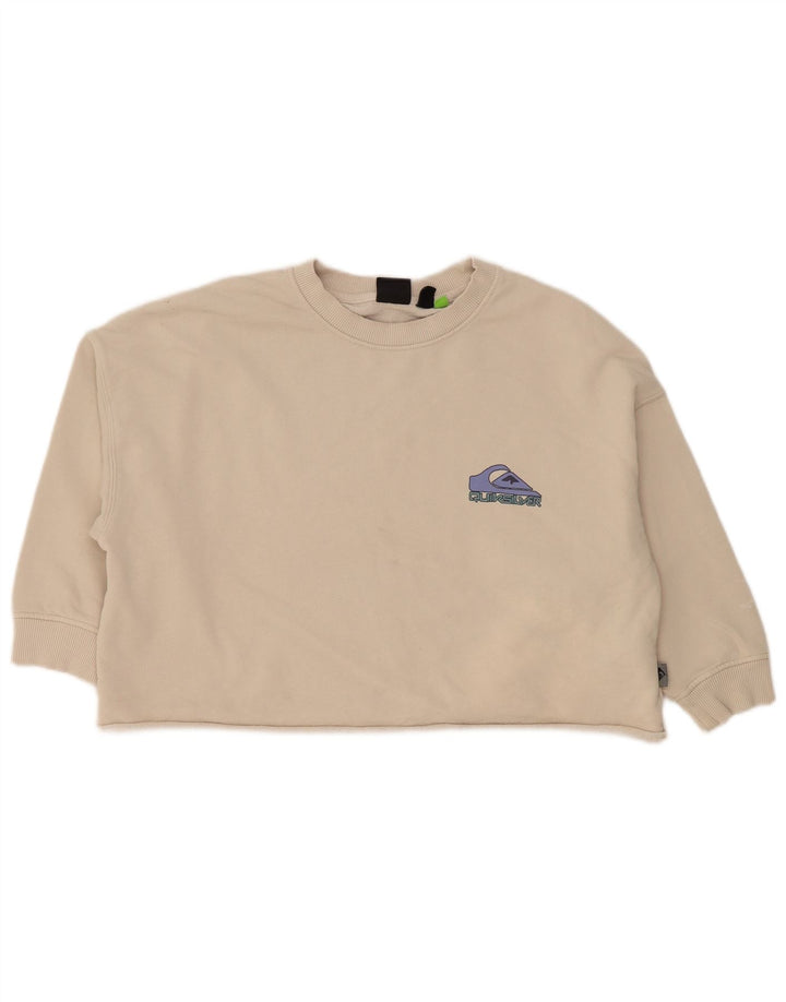 Pulover pentru femei Animal Oversized Crop Pulover UK 10 Small Off White