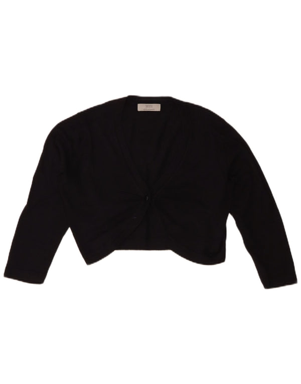 Pulover cardigan pentru femei Marks & Spencer cu mâneci 3/4 UK 12 Medium Negru