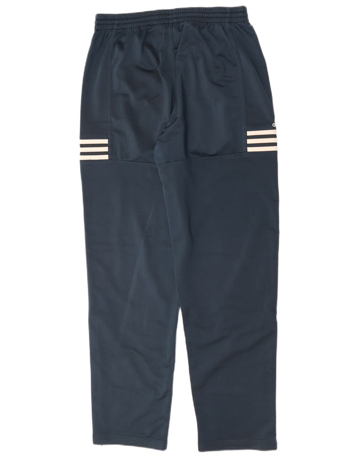 Pantaloni de trening Adidas pentru bărbați Marea Britanie 38/40 Poliester mediu albastru bleumarin