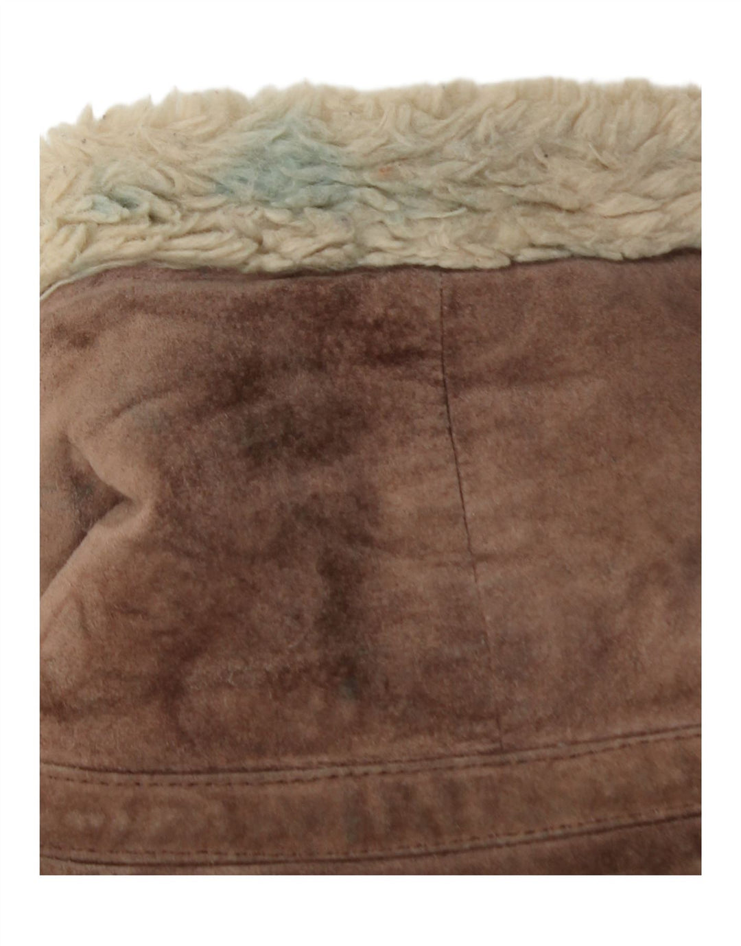 Jachetă Oakwood pentru femei Sherpa Suede UK 12 Medium Brown Leather