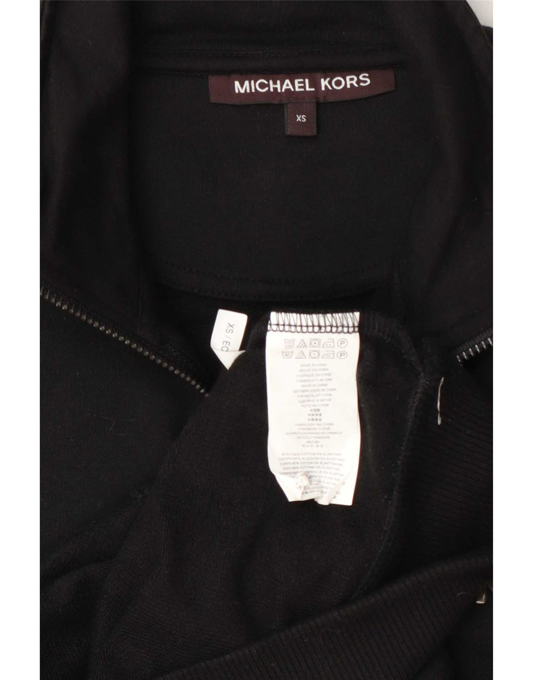 Jachetă de trening pentru bărbați Michael Kors XS, bumbac negru