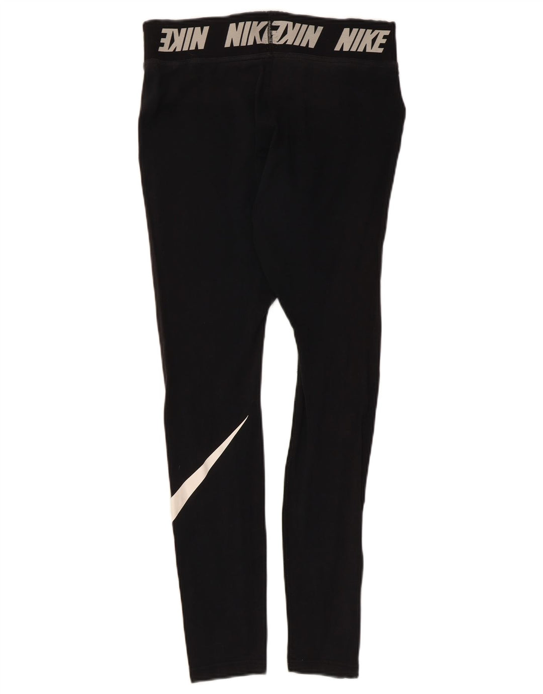 Leggings grafic Nike pentru femei UK 12, bumbac mediu negru