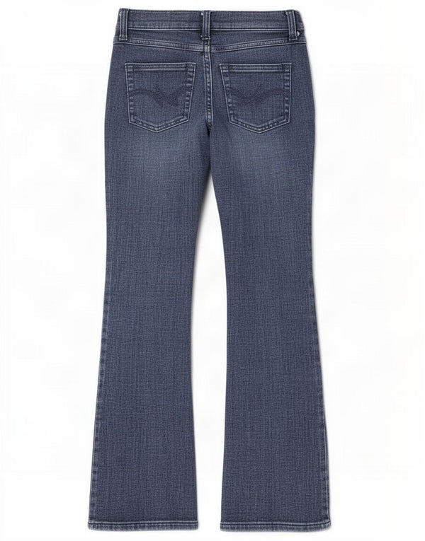 Blugi pentru fete Wrangler Bootcut 13-14 ani W26 L28 bleumarin bumbac