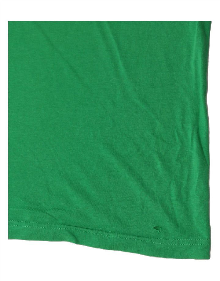 PUMA Mens Graphic T-Shirt Top Medium Green Cotton Vintage Puma and Second-Hand Puma from Messina Hembry 