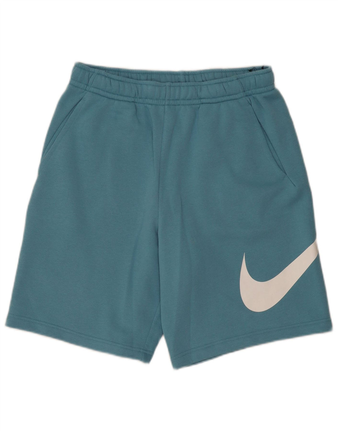 Pantaloni scurți sport grafic Nike pentru bărbați, bumbac albastru mediu