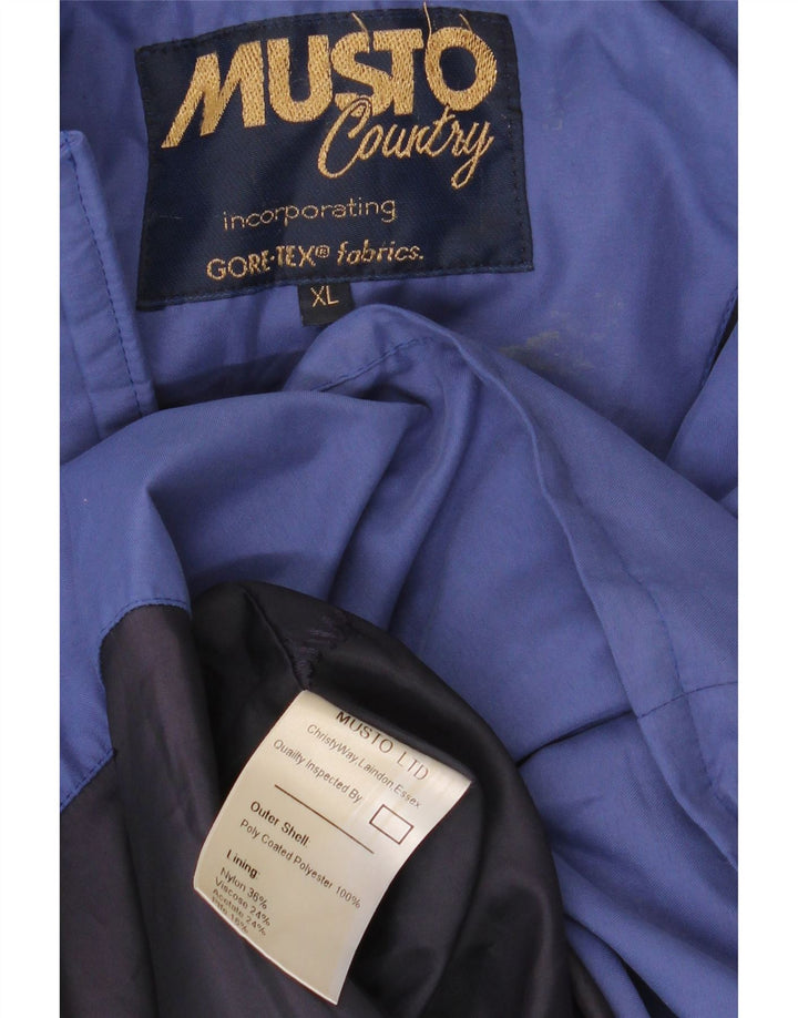 Jachetă de ploaie pentru bărbați Musto Gore-Tex UK 42 XL Blue Nylon