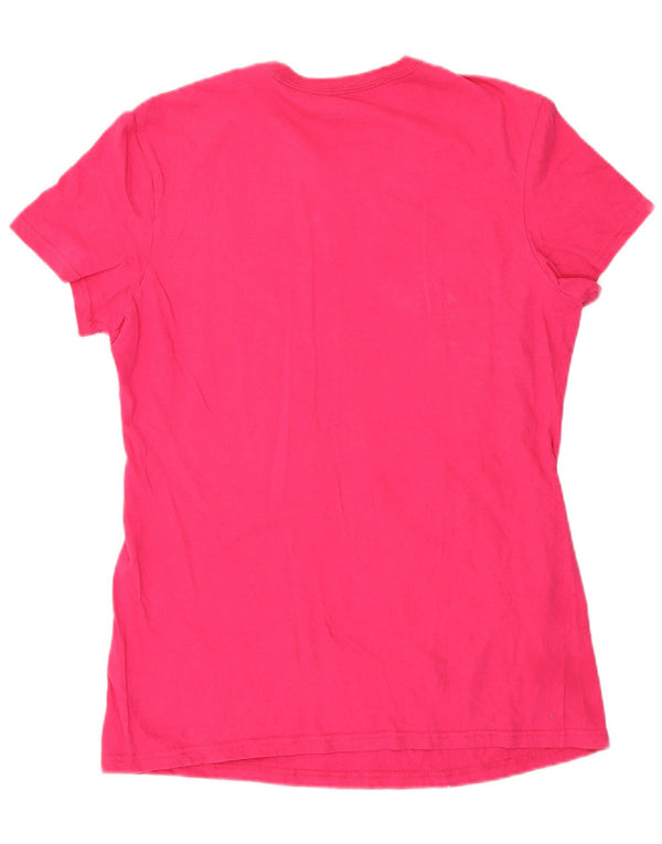 Tricou grafic Adidas pentru femei Top UK 16 mare bumbac roz