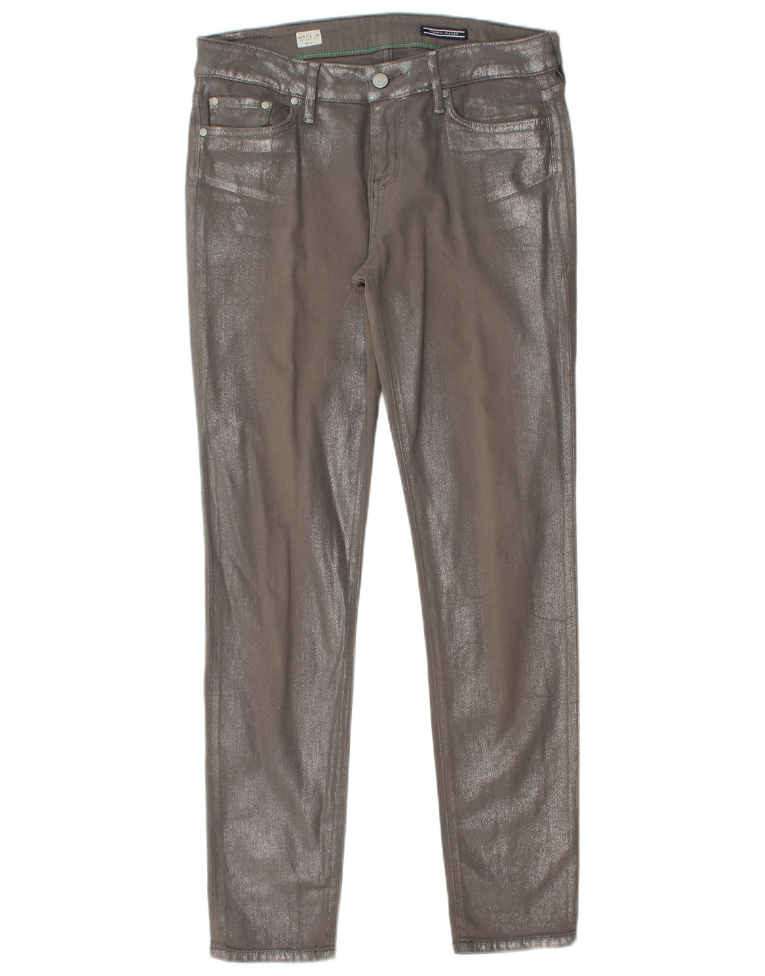 TOMMY HILFIGER Blugi skinny pentru femei Venice LW W30 L30 bumbac gri