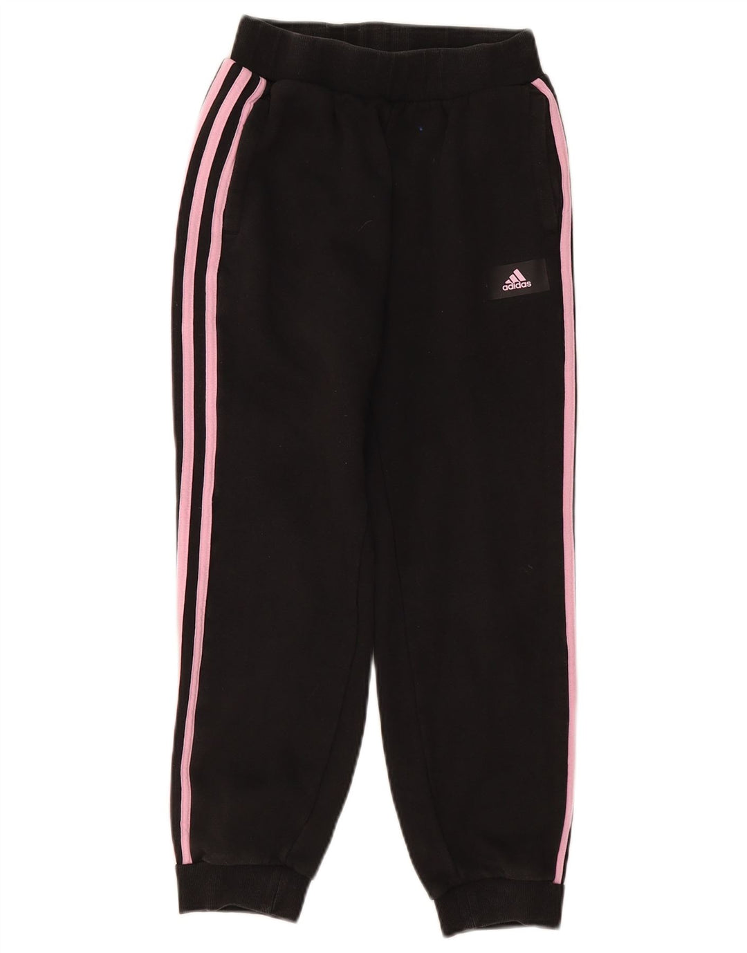 ADIDAS Fete Trening Pantaloni Joggeri 11-12 Ani Bumbac Negru