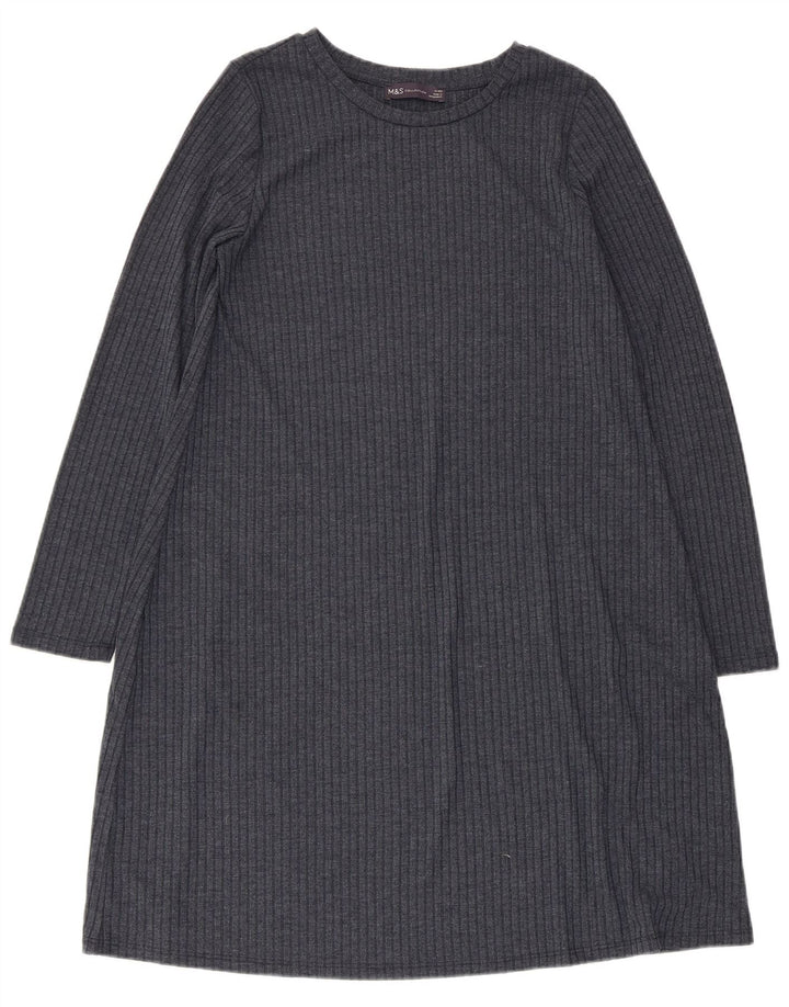 Rochie pulover pentru femei Marks & Spencer UK 10 Poliester bleumarin mic