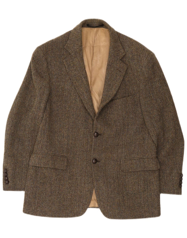 Jachetă pentru bărbați Marks & Spencer Harris Tweed Blazer UK 40 Medium Green
