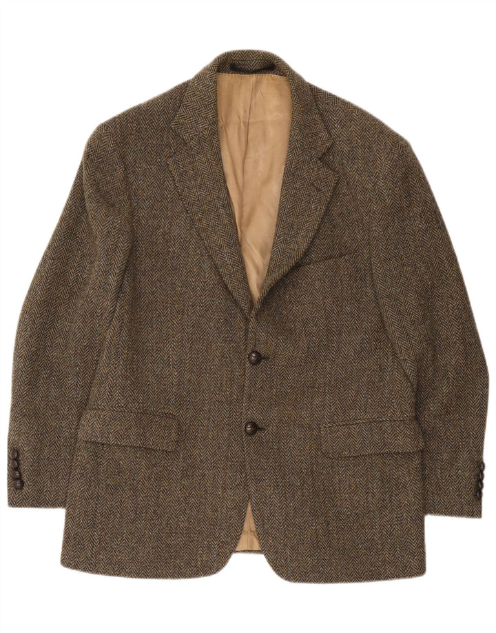 Jachetă pentru bărbați Marks & Spencer Harris Tweed Blazer UK 40 Medium Green