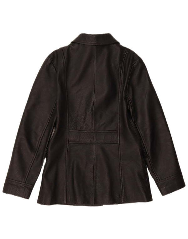 Bruno's Of London Jachetă de piele pentru femei UK 12 Medium Black Classic