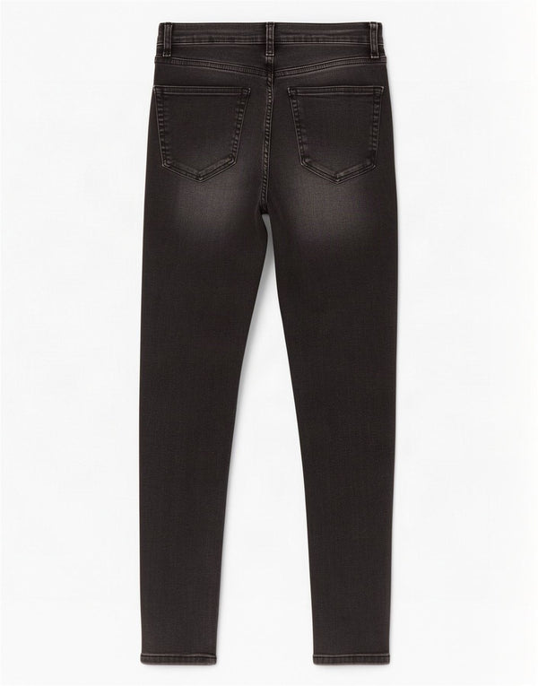 Topshop blugi skinny pentru femei W28 L28 bumbac gri