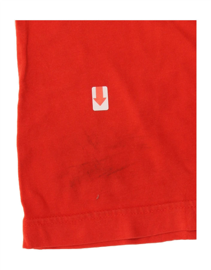 ADIDAS Mens T-Shirt Top Small Orange Cotton Vintage Adidas and Second-Hand Adidas from Messina Hembry 