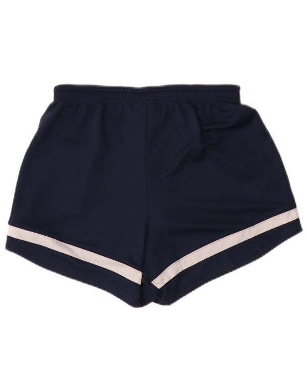 Pantaloni scurti sport NIKE Dri Fit pentru femei UK 4 XS bleumarin