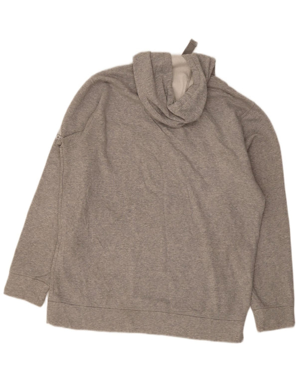 Jumper Adidas Linfield Lacrosse Graphic pentru bărbați, bumbac mare, gri