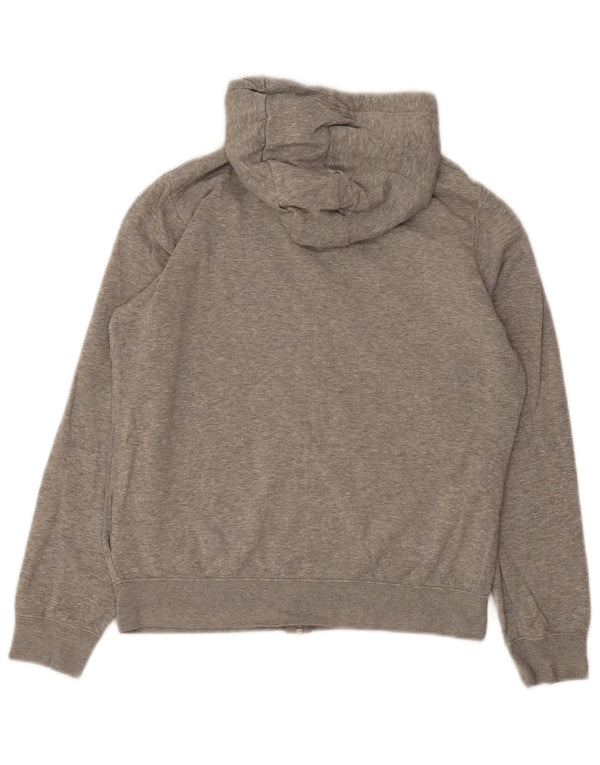 Pulover Nike pentru femei, supradimensionat, cu fermoar, UK 10, bumbac gri mic