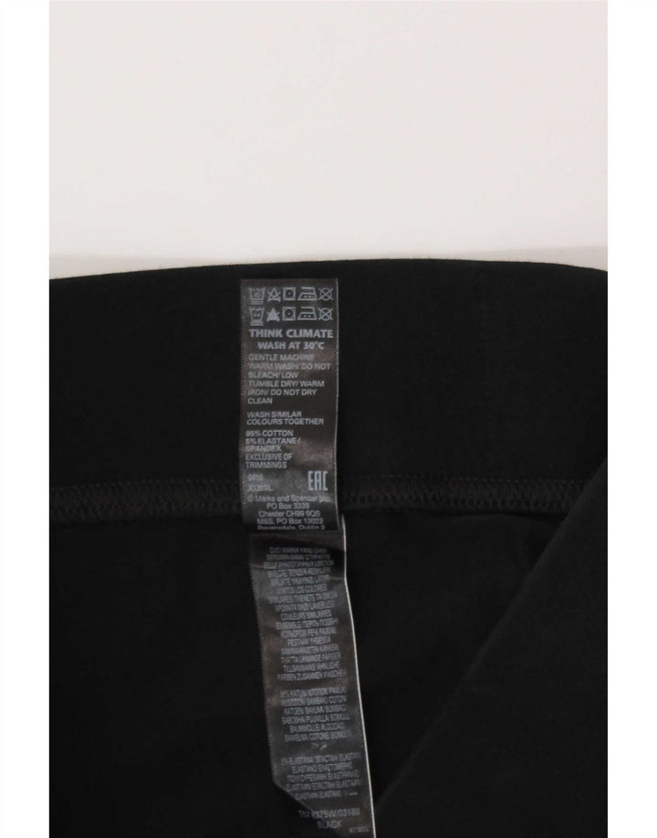Leggings pentru femei Marks & Spencer UK 12, bumbac mediu negru