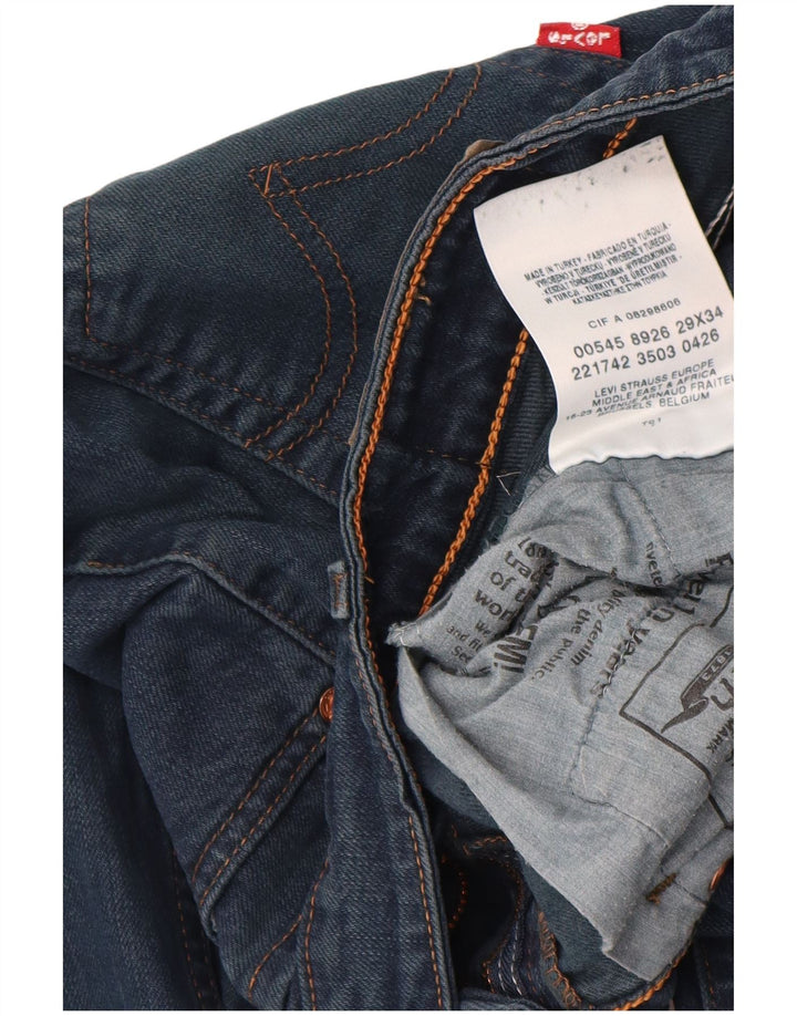 Blugi LEVI'S 545 Bootcut W29 L34 Bumbac bleumarin