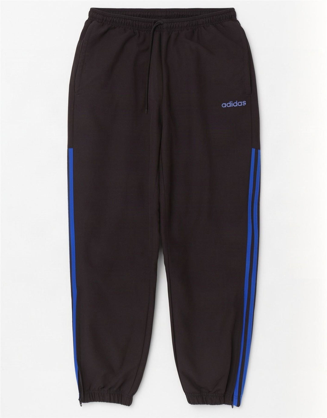 Pantaloni de trening pentru bărbați Adidas Pantaloni de jogging, mari, negru, poliester