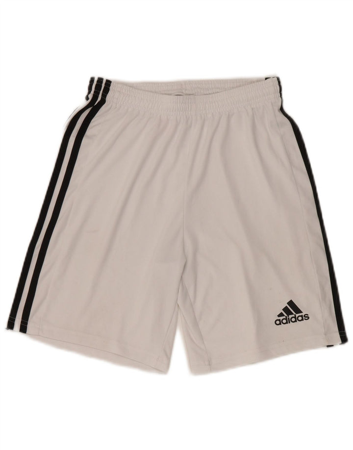 Pantaloni scurți sport Aeroready ADIDAS 15-16 ani poliester alb