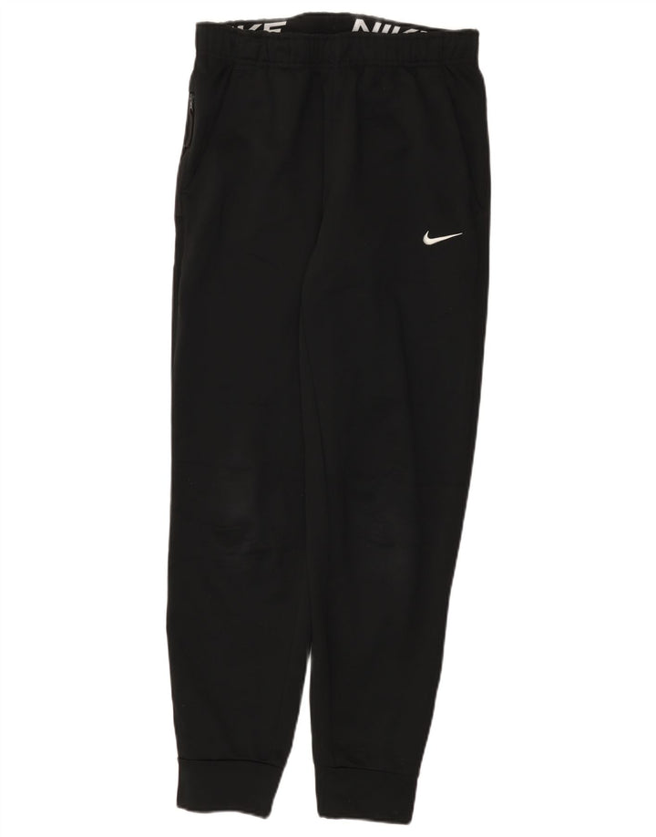 Pantaloni de trening Nike Therma-Fit pentru bărbați Pantaloni de jogging Mici Poliester negru