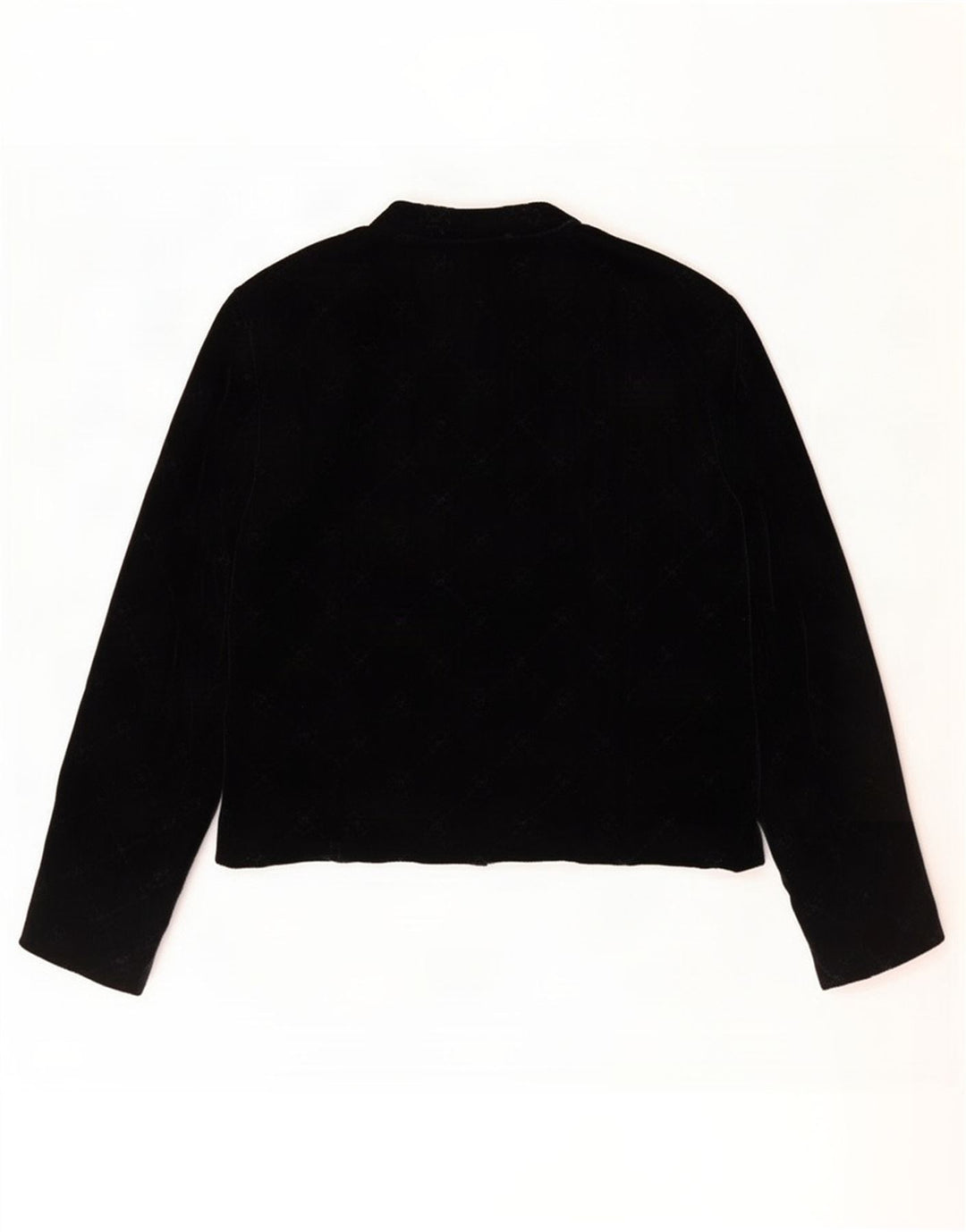 Jachetă Vintage pentru femei deschisă, IT 48 XL, bumbac negru