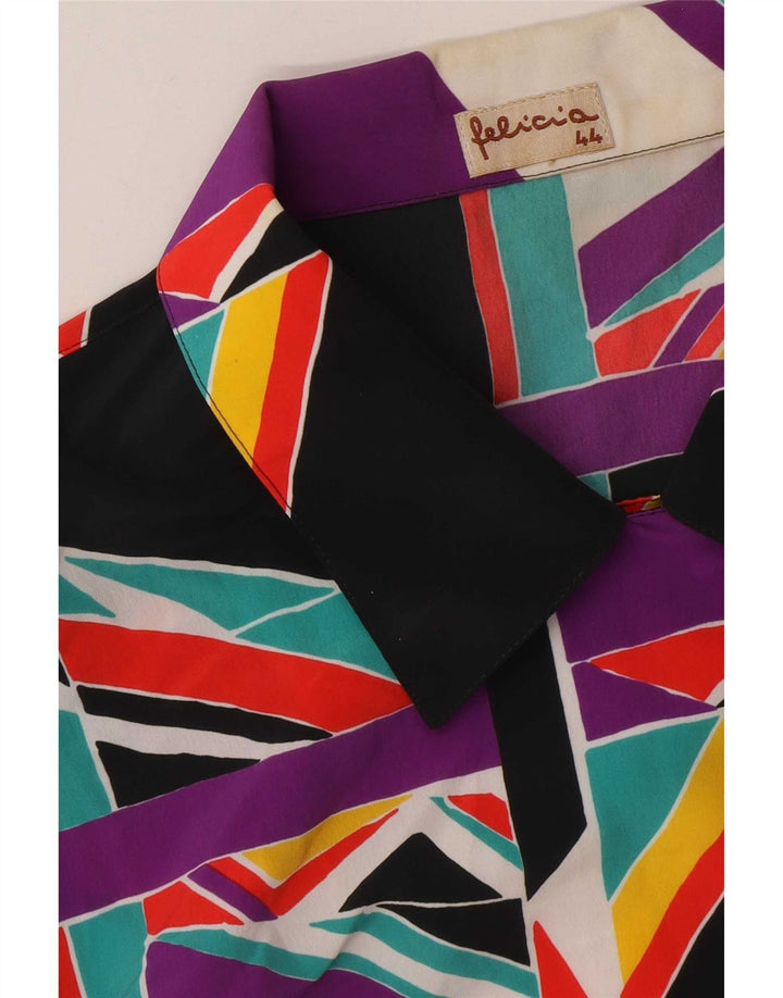 Bluză Cămașă Crop Femei Felicia IT 44 Mediu Multicolor Geometric