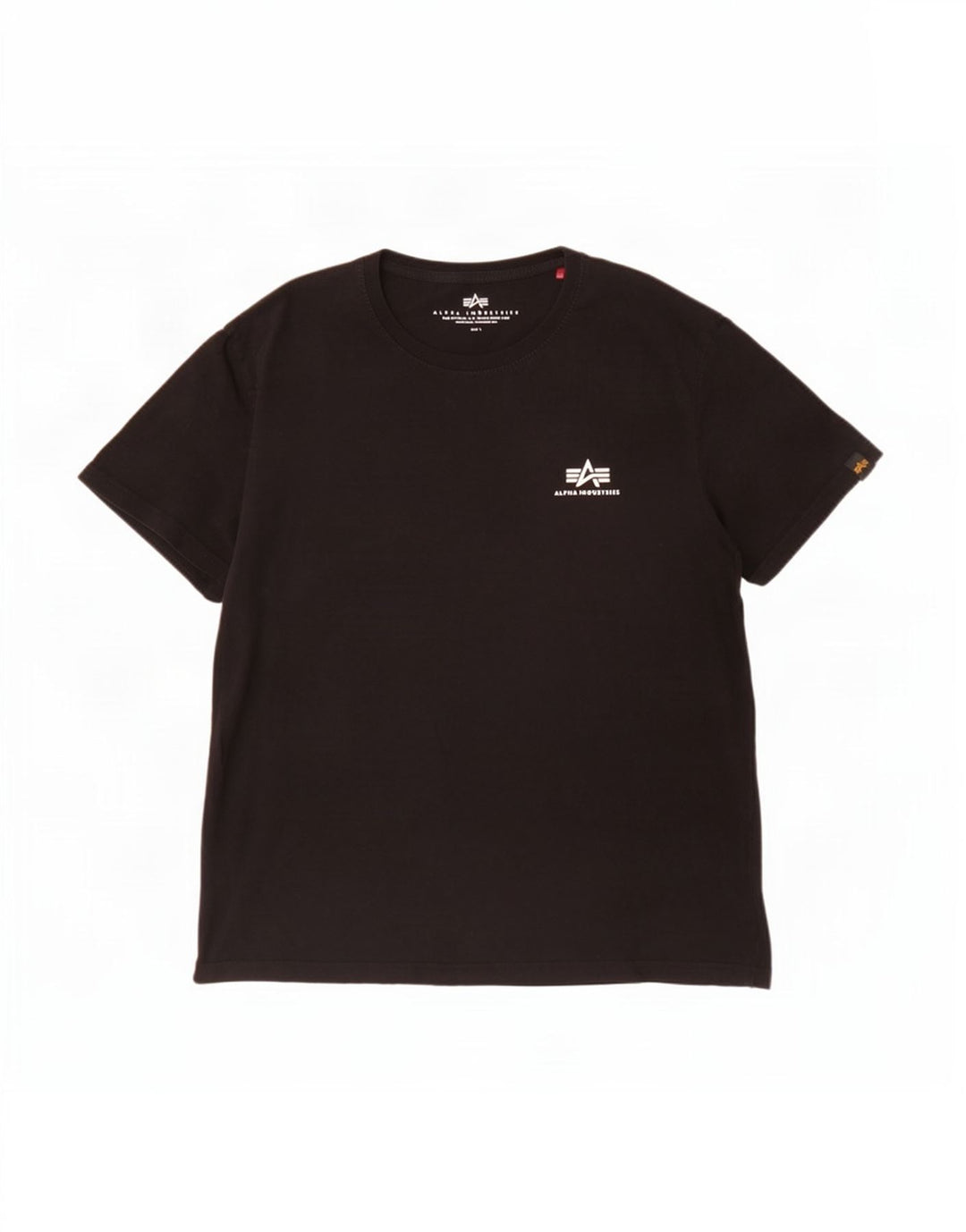Tricou pentru bărbați Alpha Industries Top mare din bumbac negru