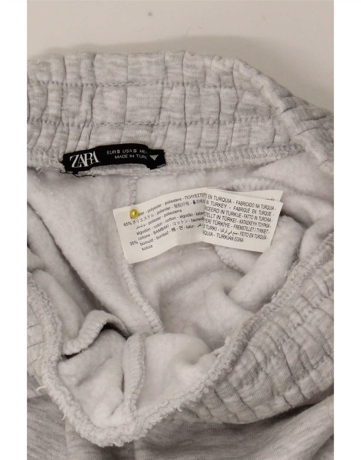 Pantaloni de trening Zara Barbati Joggeri Mici Gri Poliester