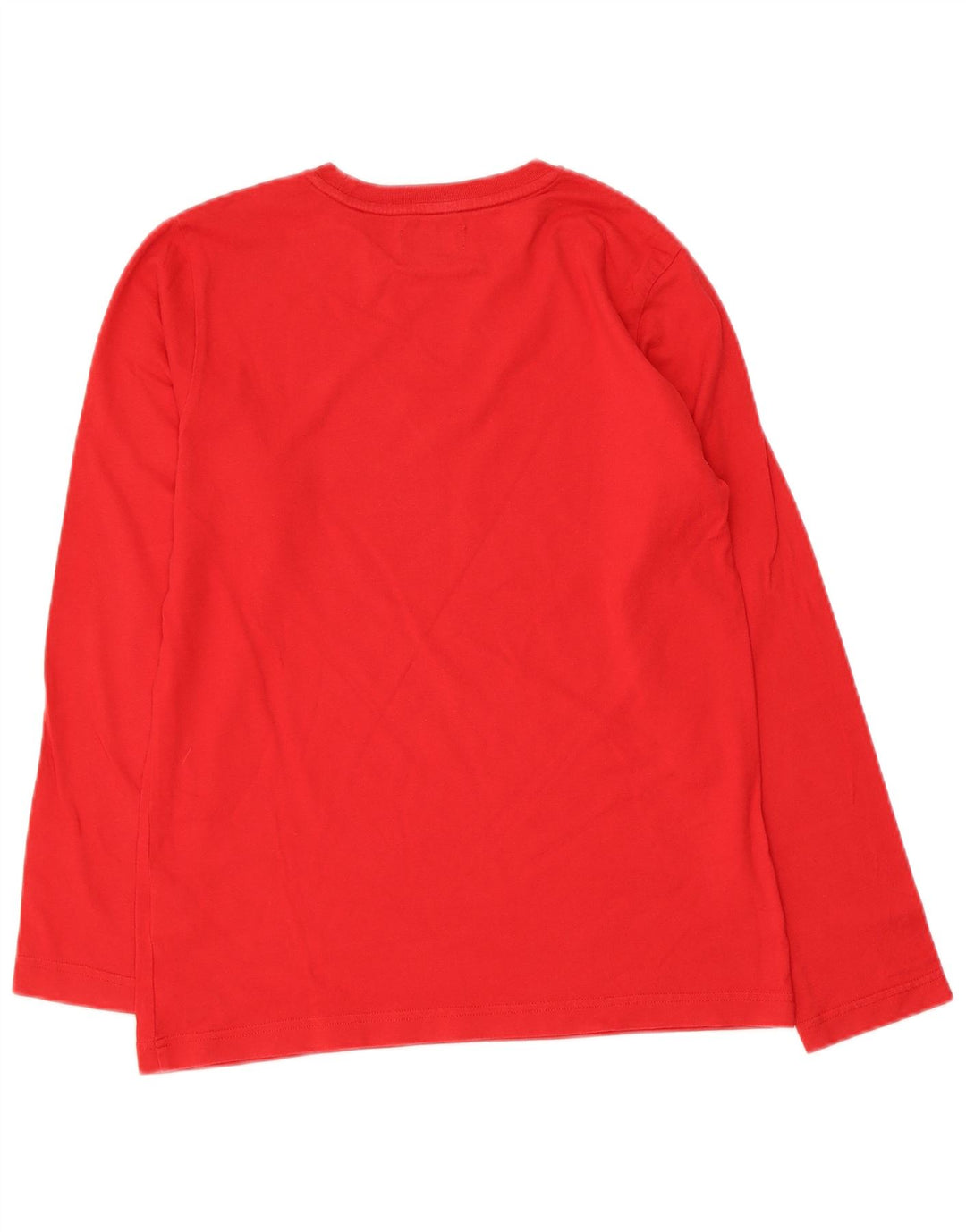 Moschino Boys Graphic Top Maneca Lunga 12-13 Ani Bumbac Roșu