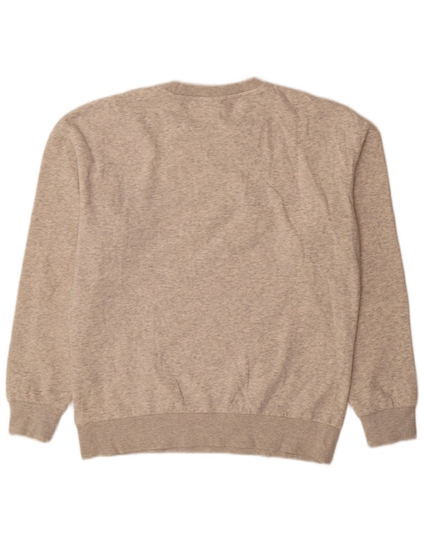Jack & Jones Mens Sweatshirt Jumper Large Grey Flecked Cotton