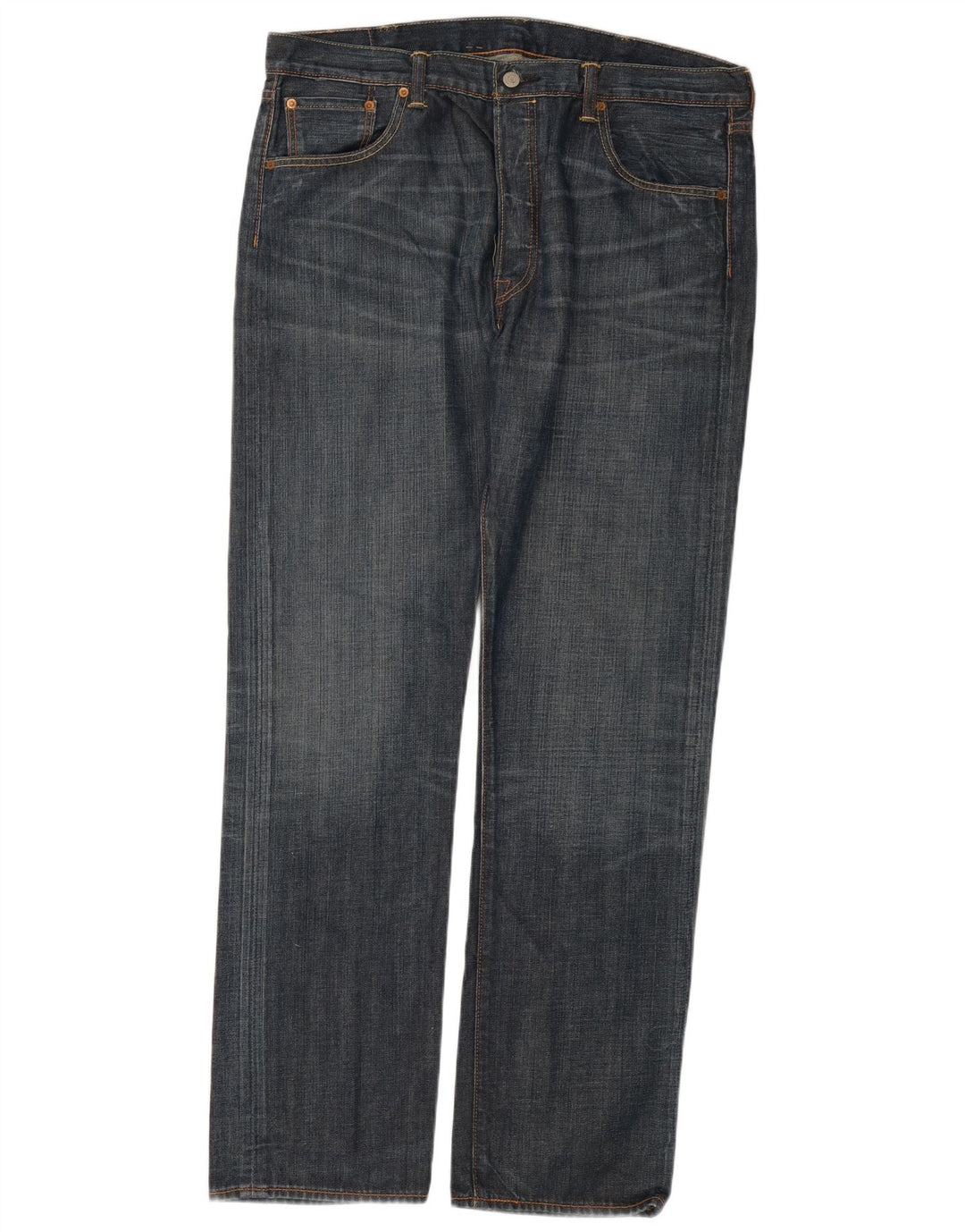 Blugi drepti pentru bărbați Levi's 501 W38 L34 Bumbac albastru