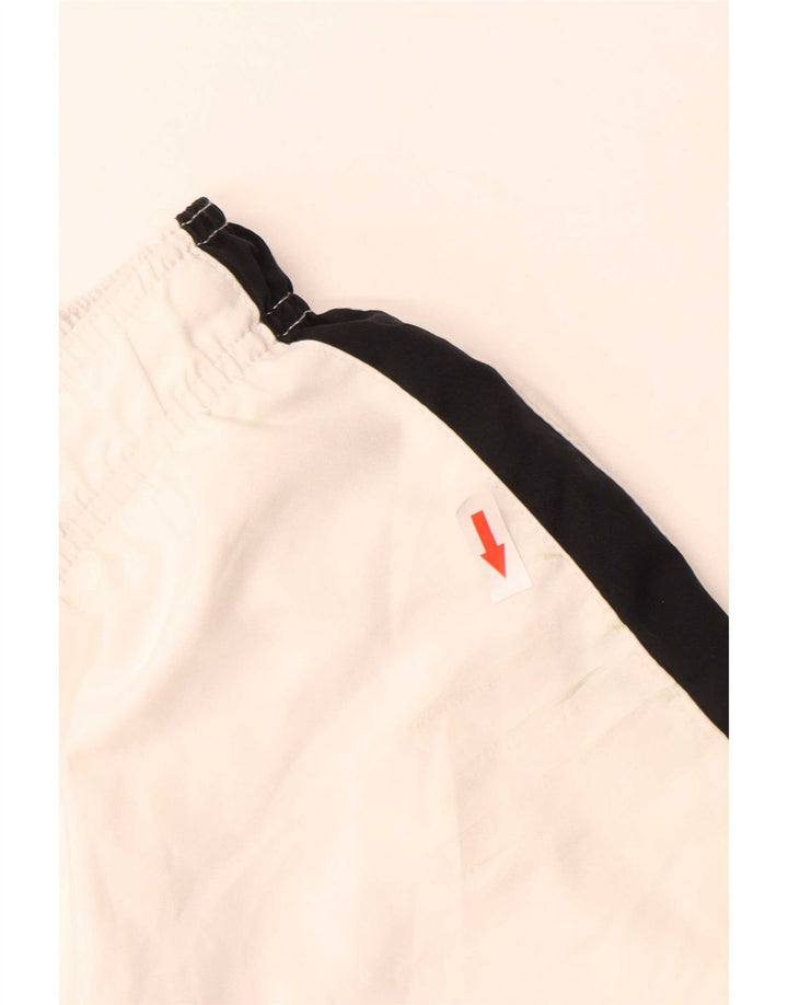 Pantaloni scurți sport Nike Dri Fit pentru bărbați, alb mediu, poliester color bloc