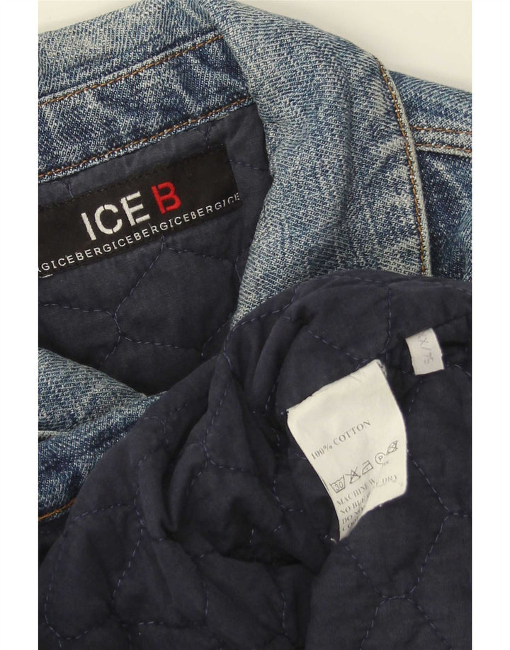 Jachetă de blugi pentru bărbați Iceberg IT 54 2XL Bumbac albastru
