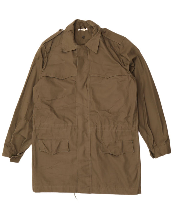 Jachetă militară vintage pentru bărbați UK 38 Medium Khaki