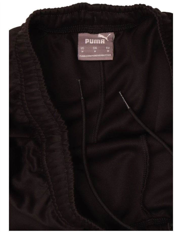 Pantaloni de trening Puma pentru bărbați, negru mediu, poliester color bloc