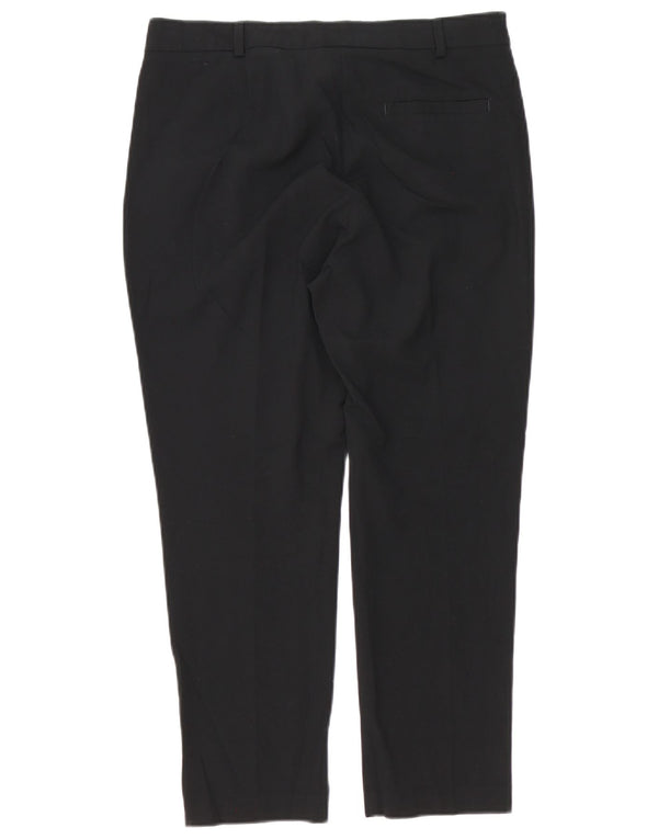Pantaloni chino crop slim pentru femei Marks & Spencer UK 12 Medium W32 L25 Negru