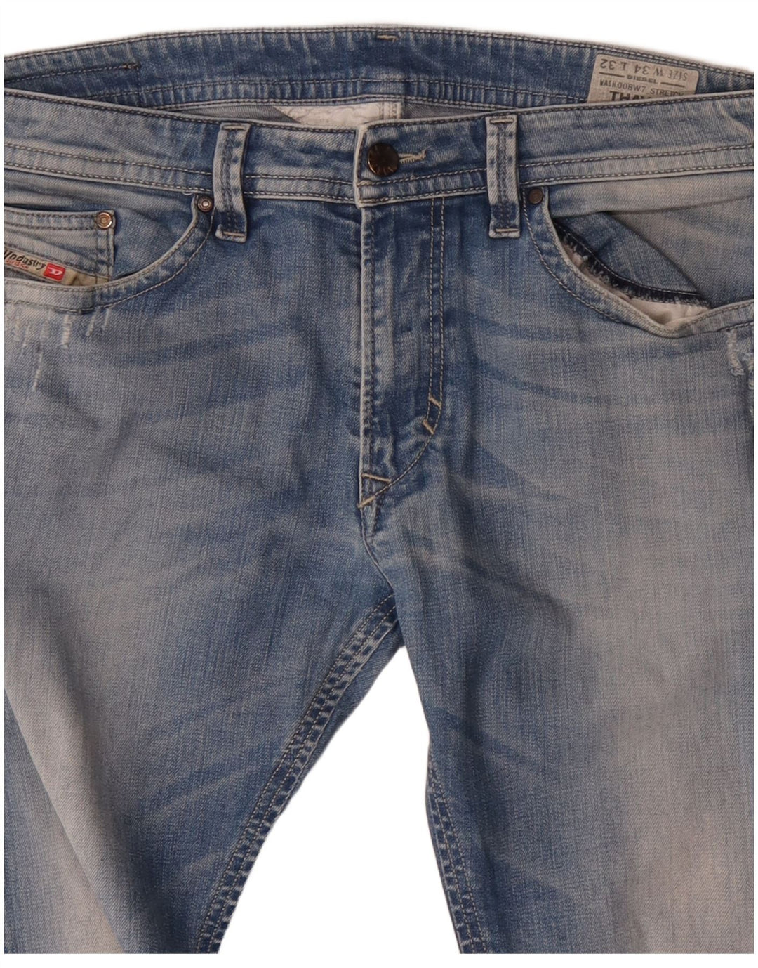 Jeans slim Thavar pentru bărbați Diesel W34 L32 Bumbac albastru