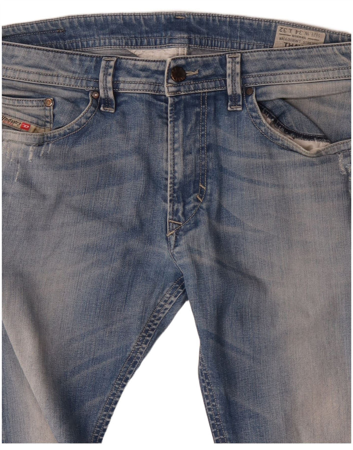 Jeans slim Thavar pentru bărbați Diesel W34 L32 Bumbac albastru