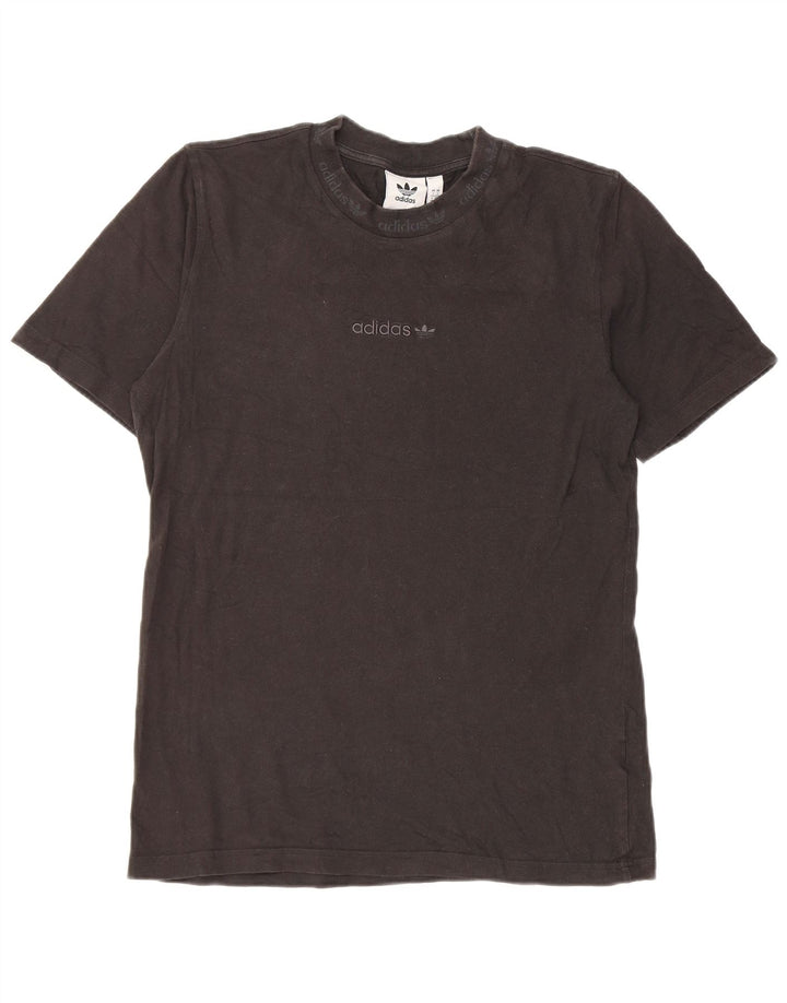 Tricou pentru bărbați Adidas Top mic, negru, bumbac