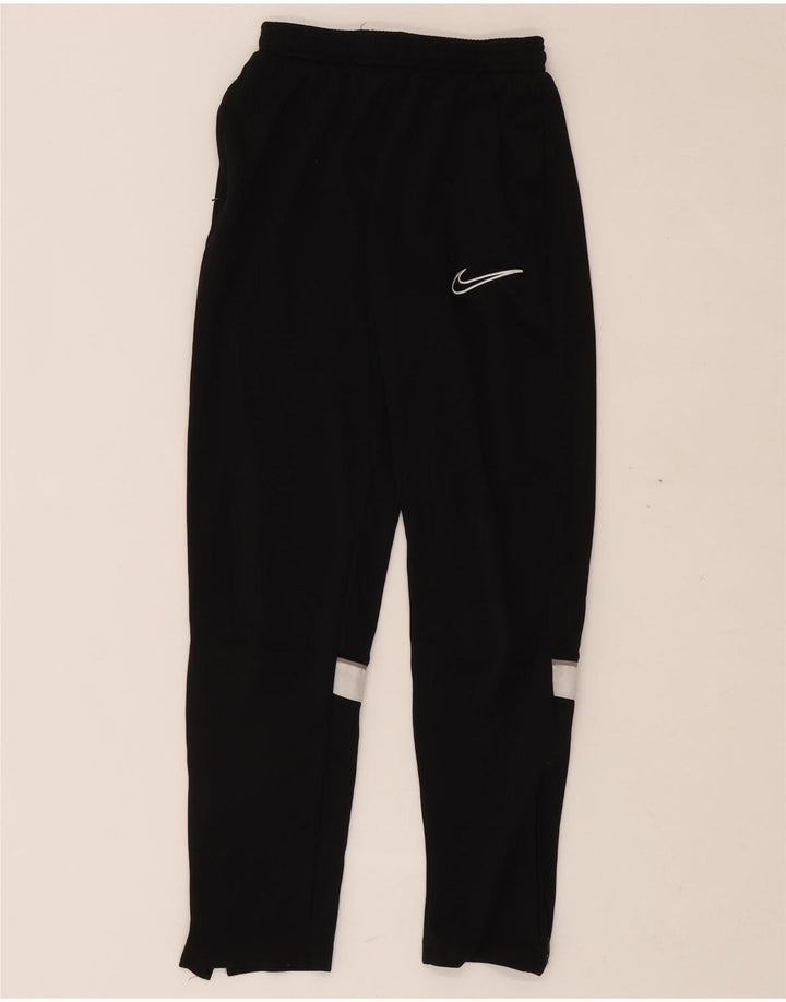 Pantaloni de trening NIKE pentru băieți 12-13 ani, mari, negru, poliester color bloc